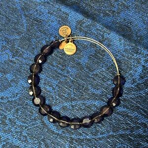 Alex and Ani Purple Beaded Bracelet